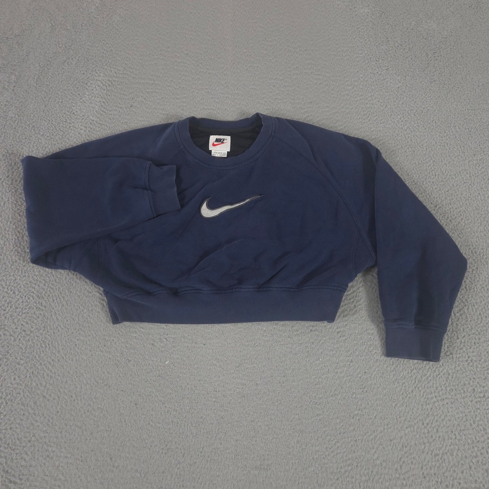 VINTAGE Nike Sweatshirt Womens M Sportswear Phoenix Fleece Over-Oversized Y2K